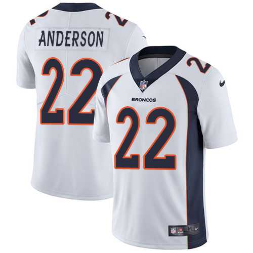 Nike Denver Broncos #22 C.J. Anderson White NFL Vapor Untouchable Limited Jersey,We sell and wholesale Nike Denver Broncos #22 C.J. Anderson White NFL Vapor Untouchable Limited Jersey on line form chian!
